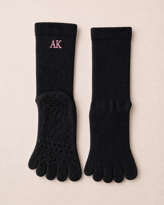 Grip Toe Socks |Black