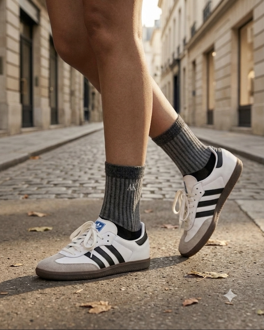 條紋五指止滑襪 AK Stripe Grip Toe Socks - Black