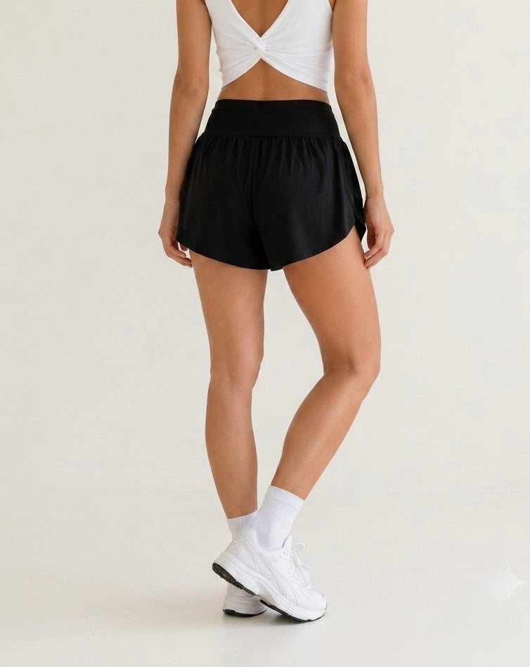 AK Air 2 in 1 Shorts (BLACK)
