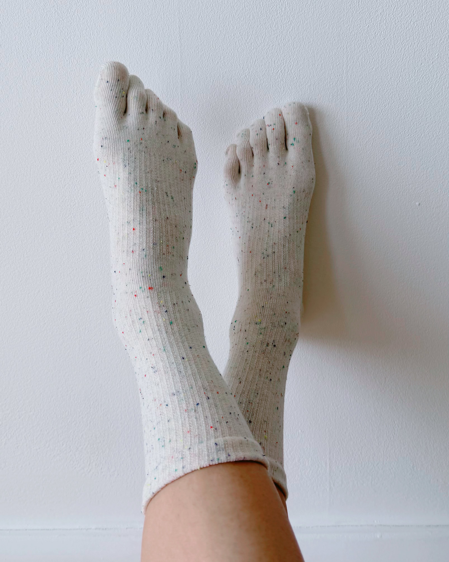 Grip Toe Socks |Beige