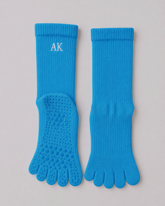 Grip Toe Socks |Blue