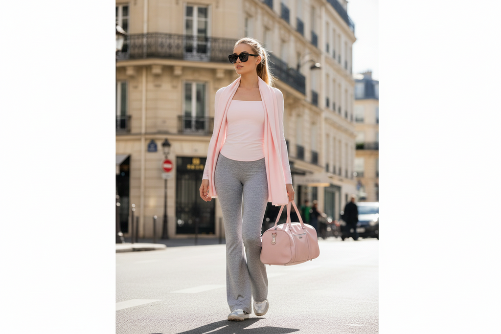 AK SoftSculpt 超舒適長袖運動內衣 - 粉紅色