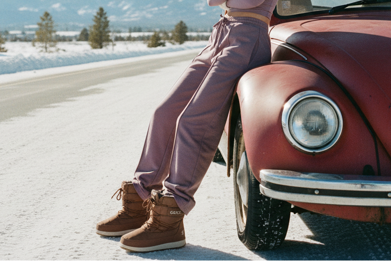 AK SoftForm 超舒適直筒長褲  - 霧紫藕